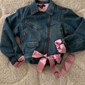 Adorable British Khaki Denim Jacket